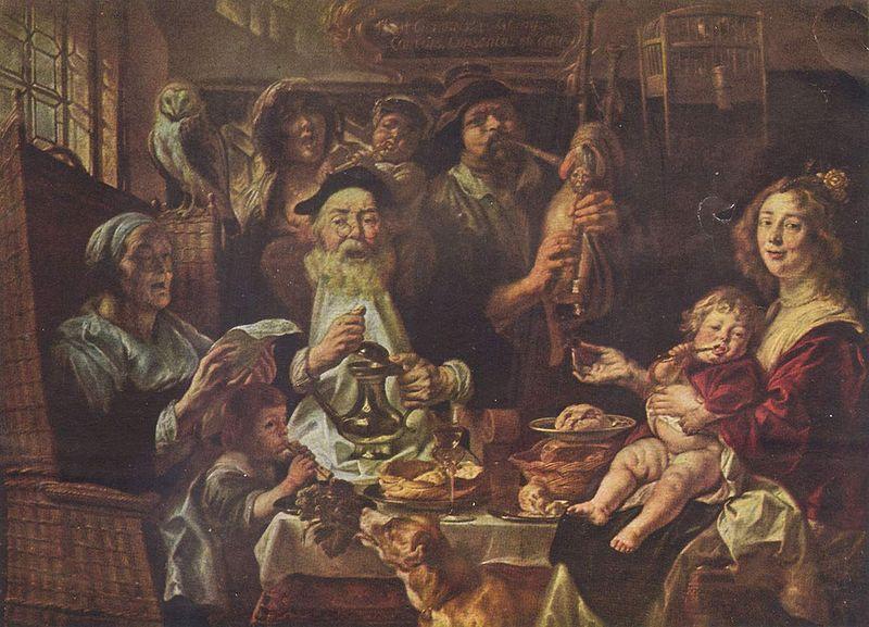 Jacob Jordaens As the Old Sing